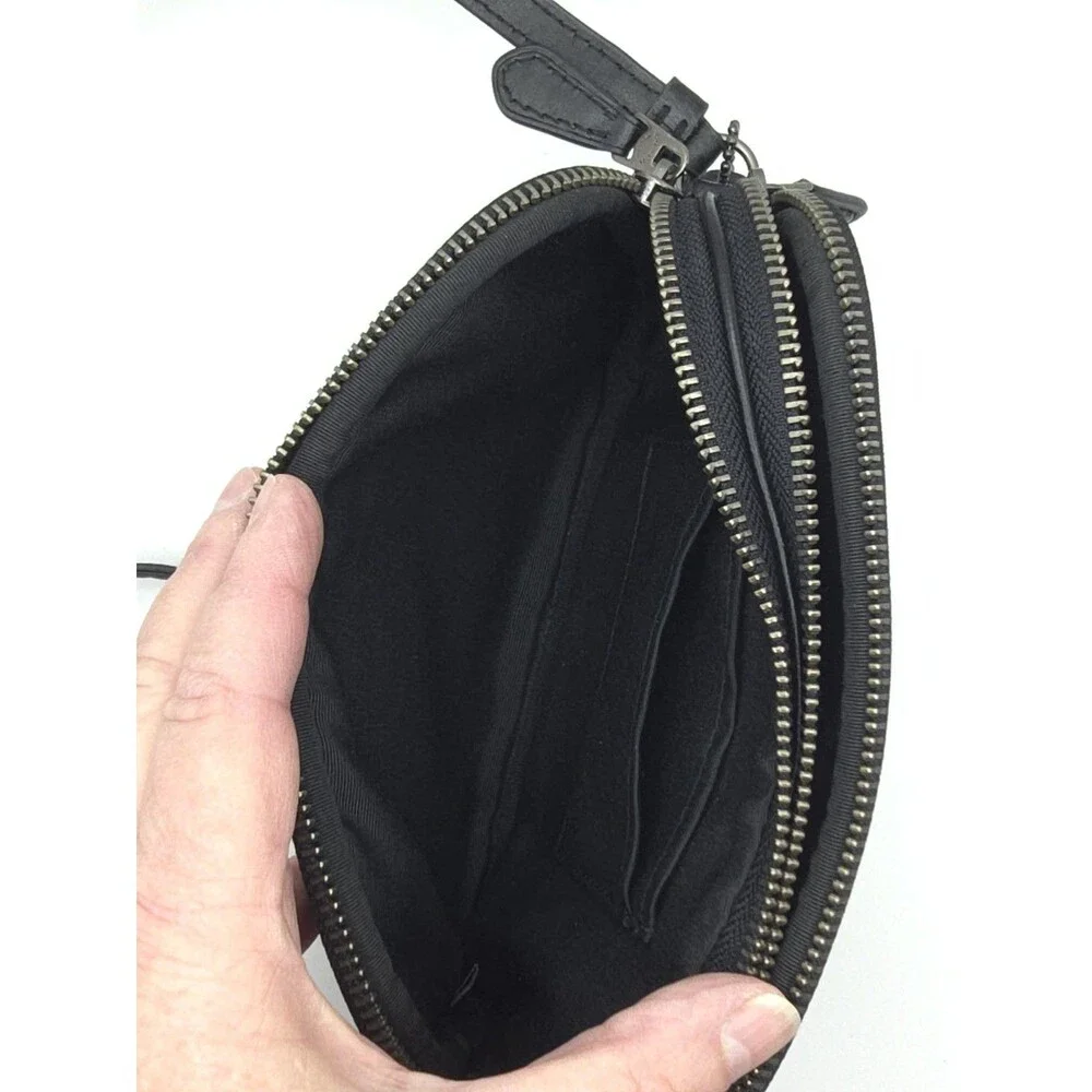 Coach Primrose Black w/ Floral Print Crossbody Bag